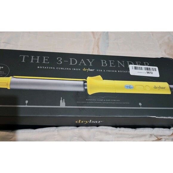 Drybar The 3-Day Bender 1" Barrel Rotating Digital Styling Curling Iron One Inch - Picture 1 of 6